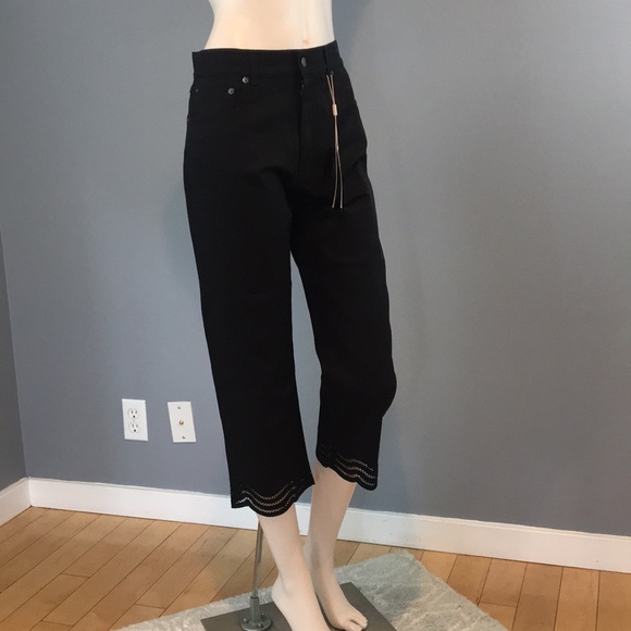 NWT Christopher Kane Embroidery Hem Jeans SZ 28 - Picture 9 of 16